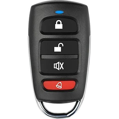 Universelle télécommande sans fil clavier 433MHz,Portable longue Distance alarmes de sécurité porte de Garage porte clés accessoire(Caractère Boutons) (1/5)