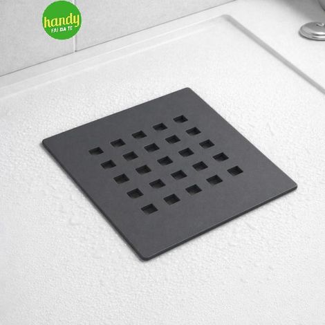 Griglia inox per piatti doccia in eco-stone antracite antracite BARBOTTINA