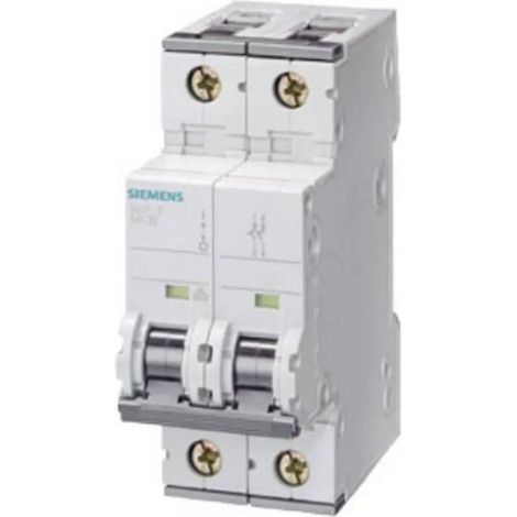 [NEUWERTIG] B-Ware Siemens Leitungsschutzschalter Sicherungsautomat 2 Pol Sentron 16 A Grau 400 V