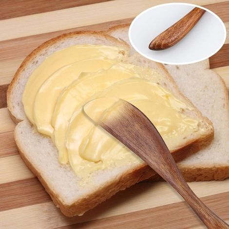 Juego de 4 saleros de madera para mantequilla, mermelada, queso y más. (1/4)