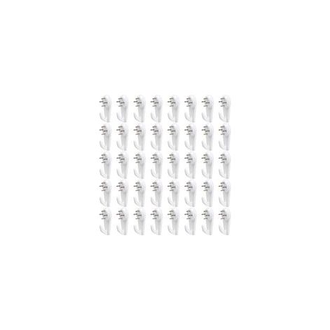40 PCS Crochet Mural,Crochets Muraux pour Cadre Photo,Kit de Suspension de Tableaux,Non-Trace Crochets De Support Murals,Clous Mural pour Suspendre,pour Accrocher des Tableaux,des Photos,des Mi (1/5)
