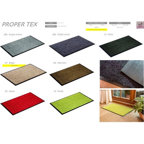 ARTE TAPPETI Tappeto Proper Tex 60X90 Nero