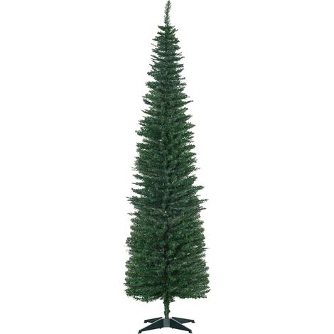 Weihnachtsbaum künstlich 2,1 m, mit Ständer & Weihnachtsstern, Grün (1/5)
