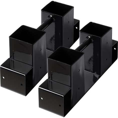 Wiltec Holzstapelhilfe für Kaminholz im 2er Set, 335 x 85 x 130 mm, Brennholz Stapelhilfe Gestell für Feuerholz und Brennholz, Holzhalter (1/5)