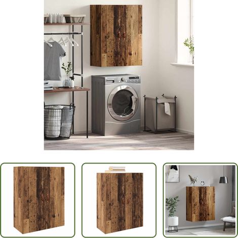 Rangement - Meuble mural Bois ancien 69,5 x 34 x 90 cm Bois d'ingénierie (1/5)