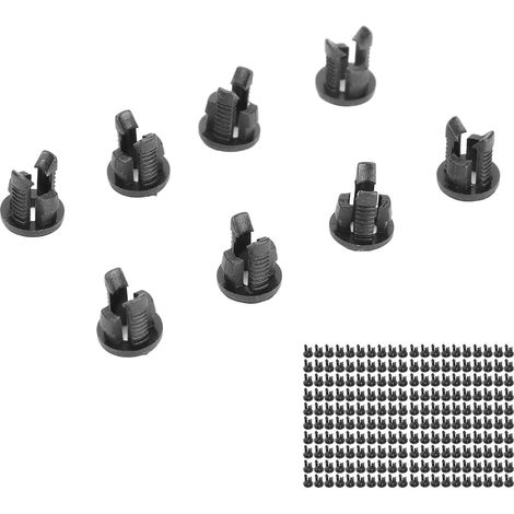 Support LED 3mm en Nylon66 Noir, 200 Pièces, Fixation pour Diode Électroluminescente, Clip de Montage pour Lampe LED (1/5)