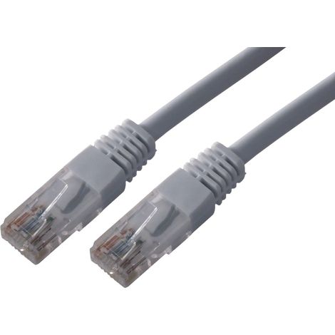 FCC5EM-0.5M MCL-SAMA Cordon de brassage RJ4 MCL Cordon de brassage RJ45 CAT 5e U/UT CAT 5e U/UTP Patch cable - 0.5 m Gr