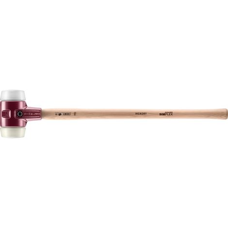 HALDER SIMPLEX Vorschlaghammer Ø 80 mm Superplastik / Nylon mit Tempergussgehäuse und Hickorystiel (1/5)