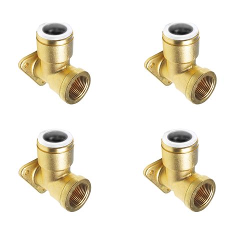 John Guest Speedfit Messing-Wandbogen 15x1/2"" GW - 4 Stück. (1/2)