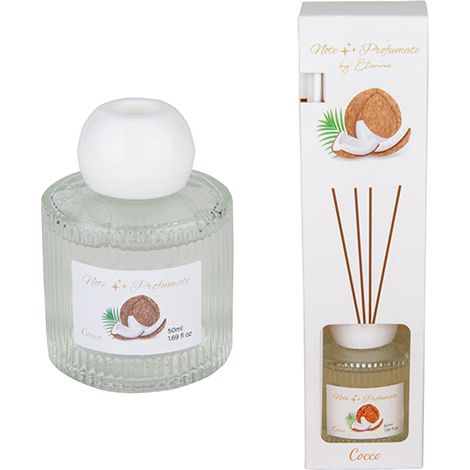 ETM Aroma Diffusore Cocco 50 ml – Bastoncini Profumatori
