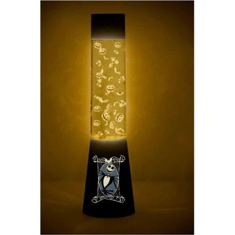 Paladone Nightmare Before Christmas - Lámpara de flujo oficial de Disney, coleccionable de Halloween para fanáticos de las películas, decoración de regalo de humor de 13 pulgadas con base blanca y