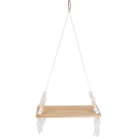 Étagère Murale - Blanc - 45 x 13.8 cm - Pour Salle De Séjour Cuisine Bureau - Lot De 1 (1/5)