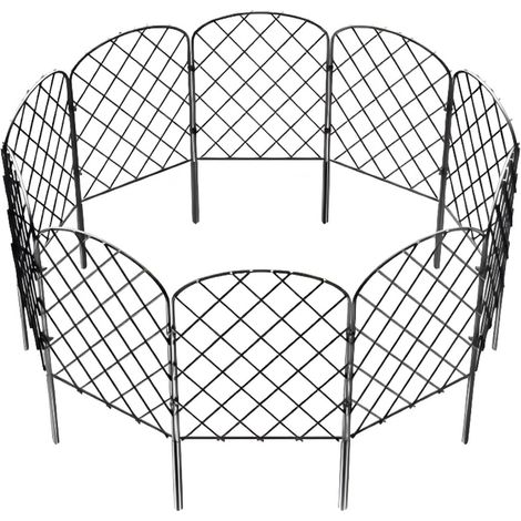 Gartenzaun Tierbarriere aus Zierdraht gratis Metallzaun für