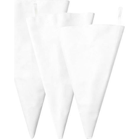 Set of 3 reusable cotton piping bags for cakes (1/5)