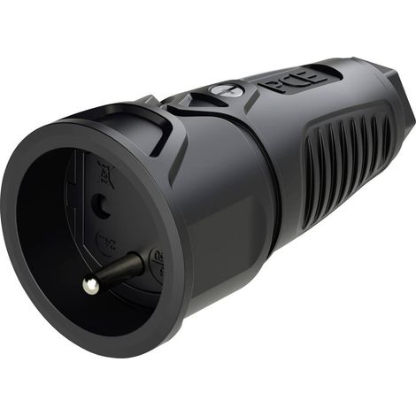 PC Electric 2410-ssc Presa di sicurezza Gomma 250 V Nero IP20 (1/2)