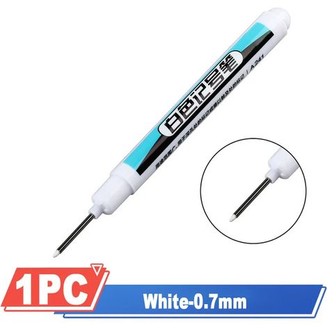 1 pièces stylo marqueur Graffiti étanche crayon Permanent pour plastique cuir verre pierre métal céramique travail du bois outil de coloration 1PC 0.7MM (1/5)