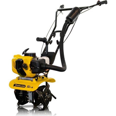 Garland – Motobineuse thermique 2T 51,7cc – Puissance 1,5kW – Largeur de travail 250mm – Guidon pliant – Moteur Euro V - MULE 341 G