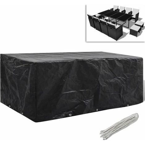 Housse de salon de jardin 8 œillets - Housse pour mobilier de jardin 229x113x73 cm (SKU produit : 94948937 SKU Offre : lehuamwj23) (1/4)