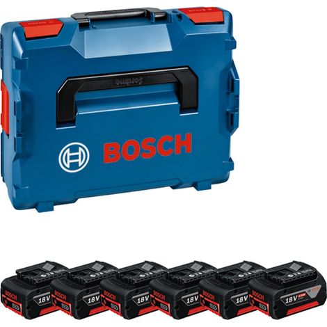 Bosch Akku Multiset 6x GBA Akkupack 18V 4,0Ah ohne Lader in L-BOXX 136 (1/5)