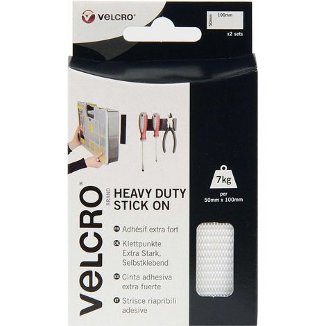 Velcro 5030610602405 Klebebänder Weiß 50x100 mm