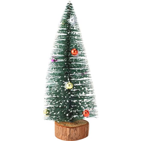 Mini-Weihnachtsbaum, 3-teilig, Partydekoration für Zuhause und Geschäfte, Höhe 25 cm, festlicher Schmuck (1/4)