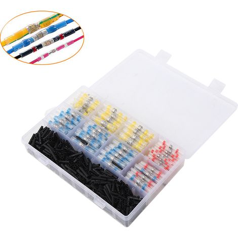 Kit de 800 manchons de soudure étanches et thermorétractables pour soudage, accessoire industriel, étanche (1/5)