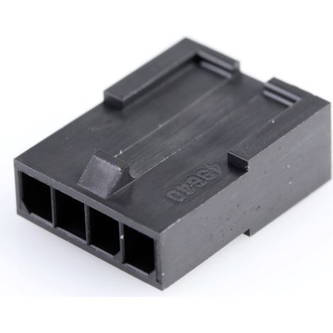 Molex Buchsengehäuse-Kabel Polzahl Gesamt 4 Rastermaß: 3 mm 436400401 1 St. Bag