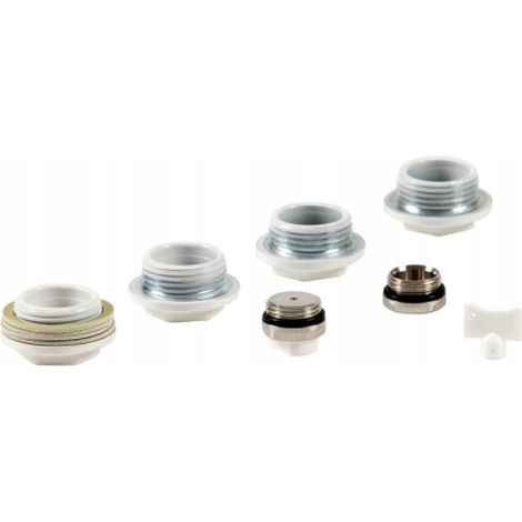 Juego de tapones de radiador con ventilación, blancos