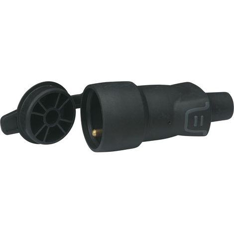 Prolongateur borne à vis 2P+T 16A IK08 IP44 avec bouchon (050447) (1/2)