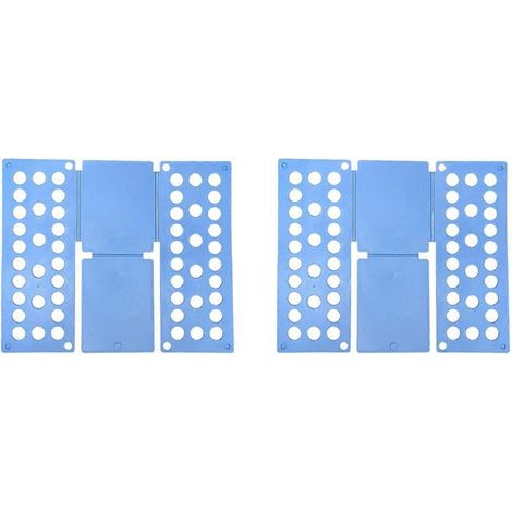 Planche à plier les chemises, plieuse de vêtements gain de place, lot de 2 (1/5)