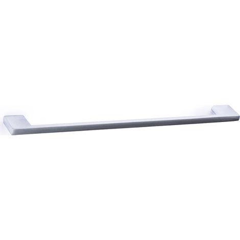 Asa de aluminio con acabado cromo mate, dimensiones:230x9x27mm y entrepuntos:192mm -