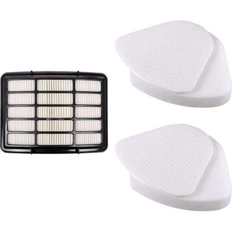 Filter set for Shark Navigator Lift-Away vacuum cleaners NV360, NV350, NV351, NV352, NV355, NV356E, NV357, NV370, NV391, UV440, UV490, UV540, XFF350 and XHF350: 2 foam filters + 1 HEP filter (1/5)