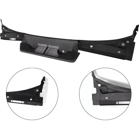 Panneau de grille de cowl de pare-brise, en plastique, compatible avec certains modèles de véhicules, testé en performance, installation par vis/clip, modèles 1994-1999 (1/5)