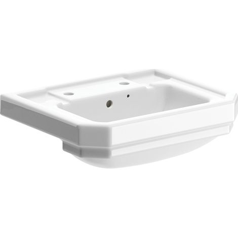 Signature Aphrodite Semi-Recessed Basin 495mm Wide - 2 Tap Hole (1/3)