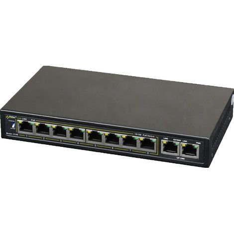 Pulsar Switch 10 Porte 8x PoE + 2x Uplink S108-90W