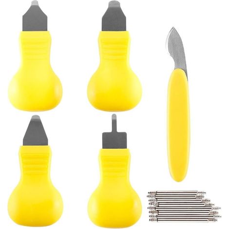 Kit de réparation de montre pour retirer le dos de la montre - Outil de réparation - Kit d'ouverture de boîtier pour remplacement de batterie (1/5)