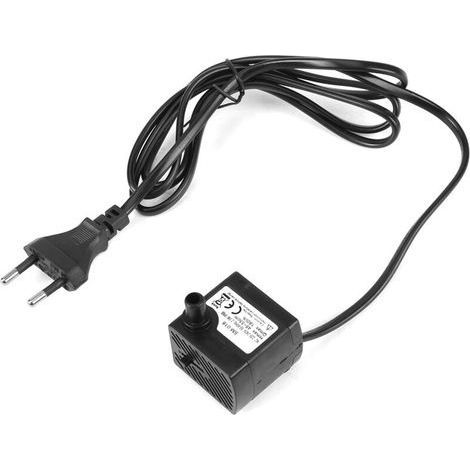 Mini Pompe a Eau, 180l/h 2.5w Pompe Submersible Petite Pompe De Fontaine Pour Bassin De Poissons Aquarium Fontaine Hydroponique Jardin D'arrière cour (1/5)