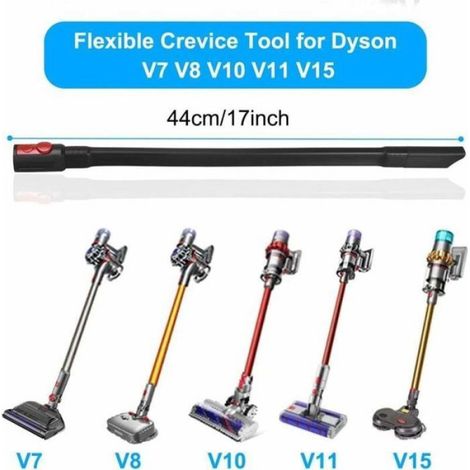 Brosse de nettoyage pour aspirateur Dyson V10 - V11 - V17 - V8 - V15 - Accessoire pour nettoyer les coins de la voiture (1/2)