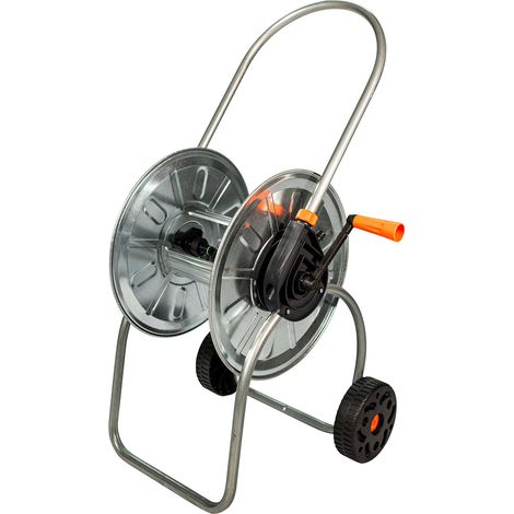 Carrello Avvolgitubo Manuale 50 mt in Acciaio Zincato 306IT Agrati (1/3)