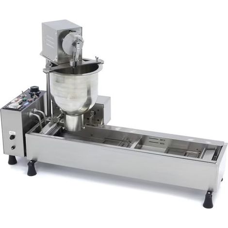 Machine à donuts professionnelle automatique, 500 donuts/h, friteuse 13 L inox