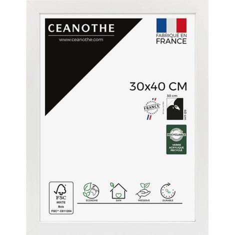 Cadre Ceanothe CADRE 30X40 ETERNEL BLANC (1/5)