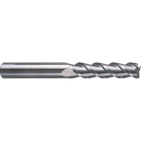 Fraises universelles longues à 3 dents spirale à 45° en carbure pour aluminium diam. 3 MM L. 75 MM Vertex VE135-3 (1/2)