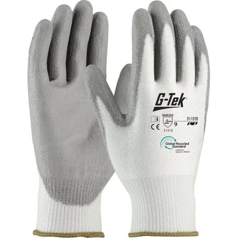 Guanti Pip G-Tek 3RX Rivestiti in Poliuretano Bianco 10
