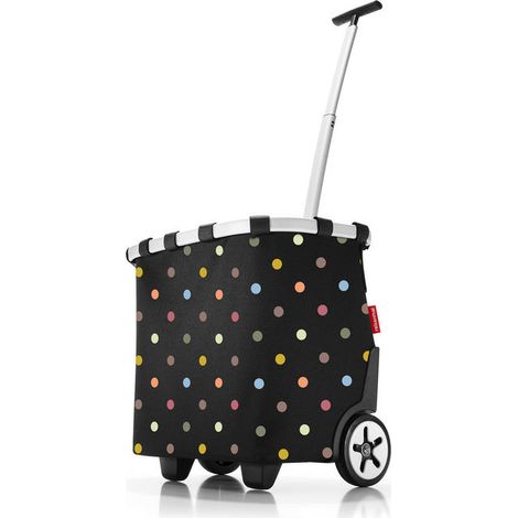 Reisenthel RTLOE7009 CARRYCRUISER Dots Trolley per la Spesa 40 L con Ruote 2 e Manico Regolabile colore Multicolore