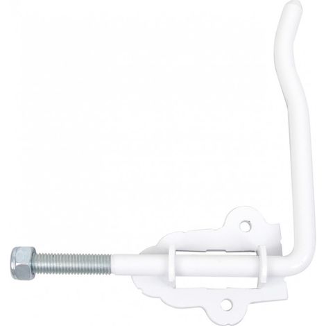 Afbat – Lot de 2 arrêts à poignée en acier époxy – Dimensions H.40 mm x P.210 mm – Pour volets battants – Installation facile avec vis incluses