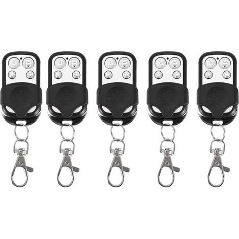 5 telecomandi wireless universali per clonazione di chiavi per porte da garage 433,92 MHz (1/5)
