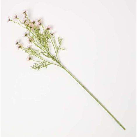 HOMESCAPES Artificial Stem of Pink Daisy Flowers, 72 cm (1/5)