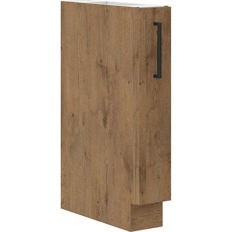 Küche Vigo Eiche Lancelot matt Unterschrank 15 cm Schrankauszug Küchenschrank (1/2)