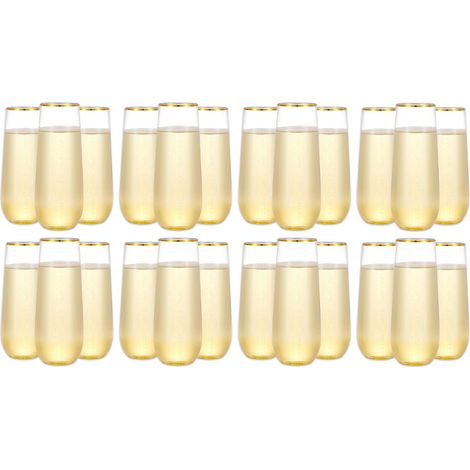 Verre - 250 ml - Pour Champagne Et Boissons Pétillantes - Lot De 24 (1/5)