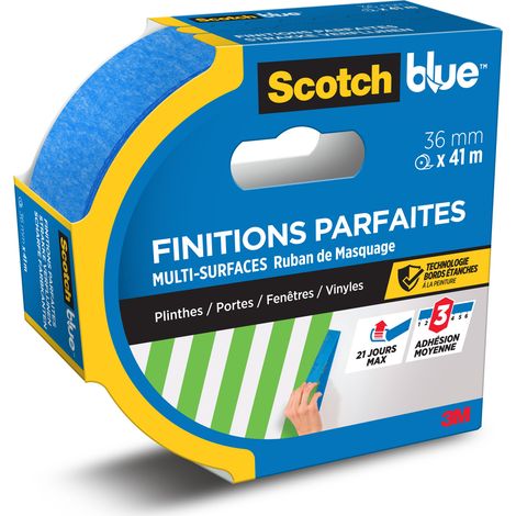 Ruban de masquage Finitions Parfaites SCOTCH l.36 mm x L.41 m (1/5)